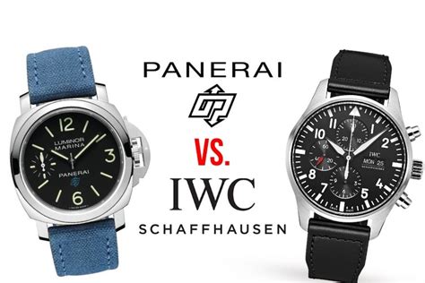 iwc ingenieur vs panerai|Panerai vs IWC Watch Brand Overview and Comparison.